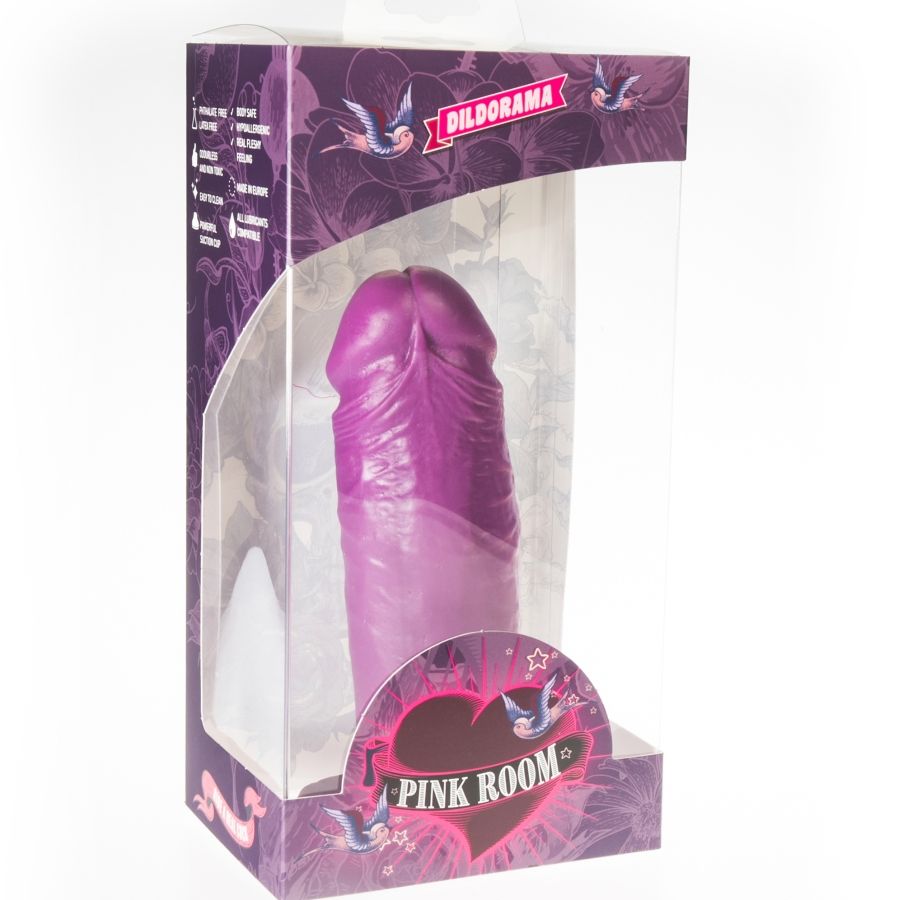 PINK ROOM - DAEL GODE RÉALISTE VIOLET 18,5 CM - Sensualia