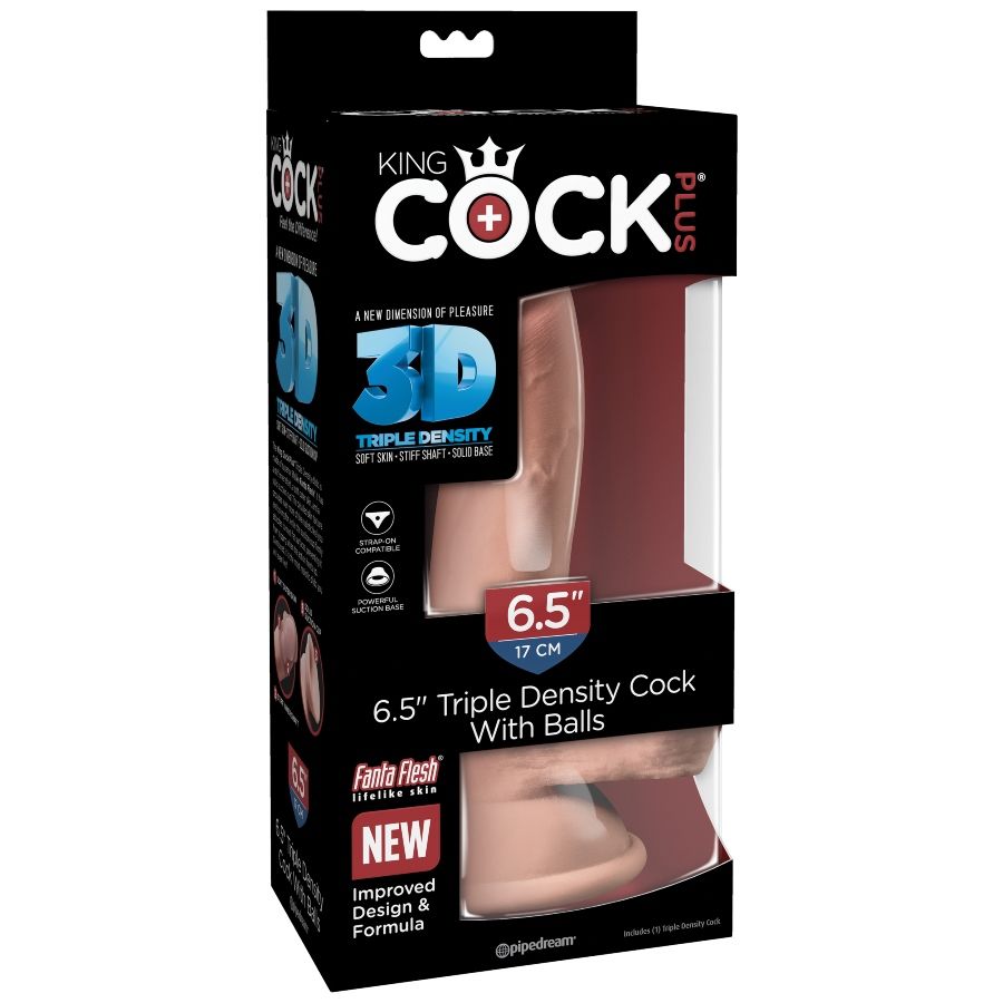 KING COCK - GODE TRIPLE DENSITÉ 14 CM - Sensualia