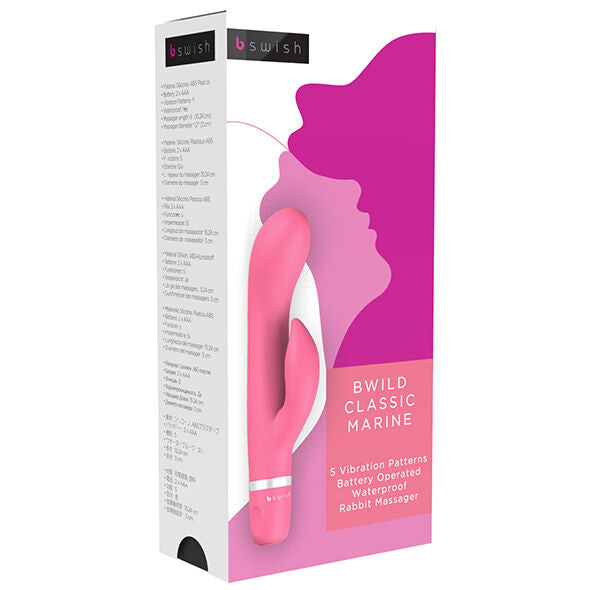 B SWISH - VIBRATEUR BWILD CLASSIC MARINE RABBIT GOYAVA - Sensualia