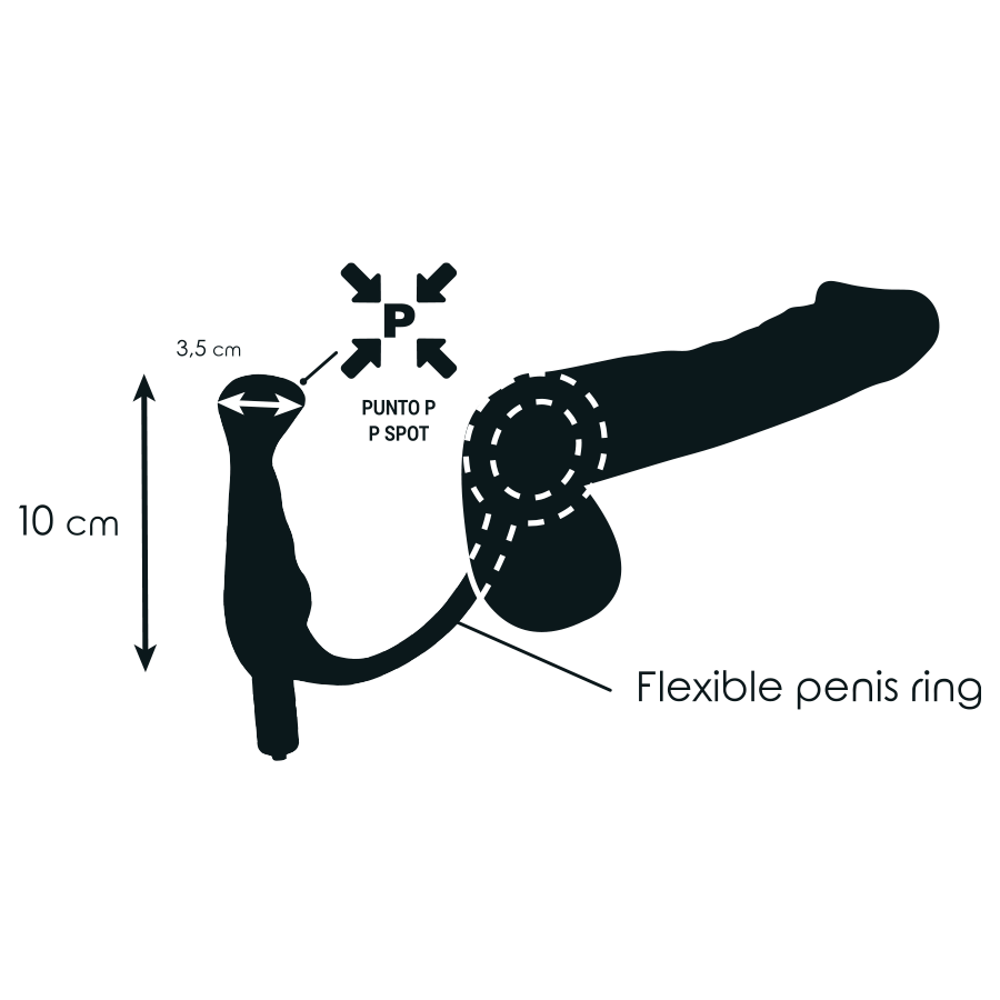 ADDICTED TOYS - VIBRATEUR PROST TICO NOIR 10 CM - Sensualia
