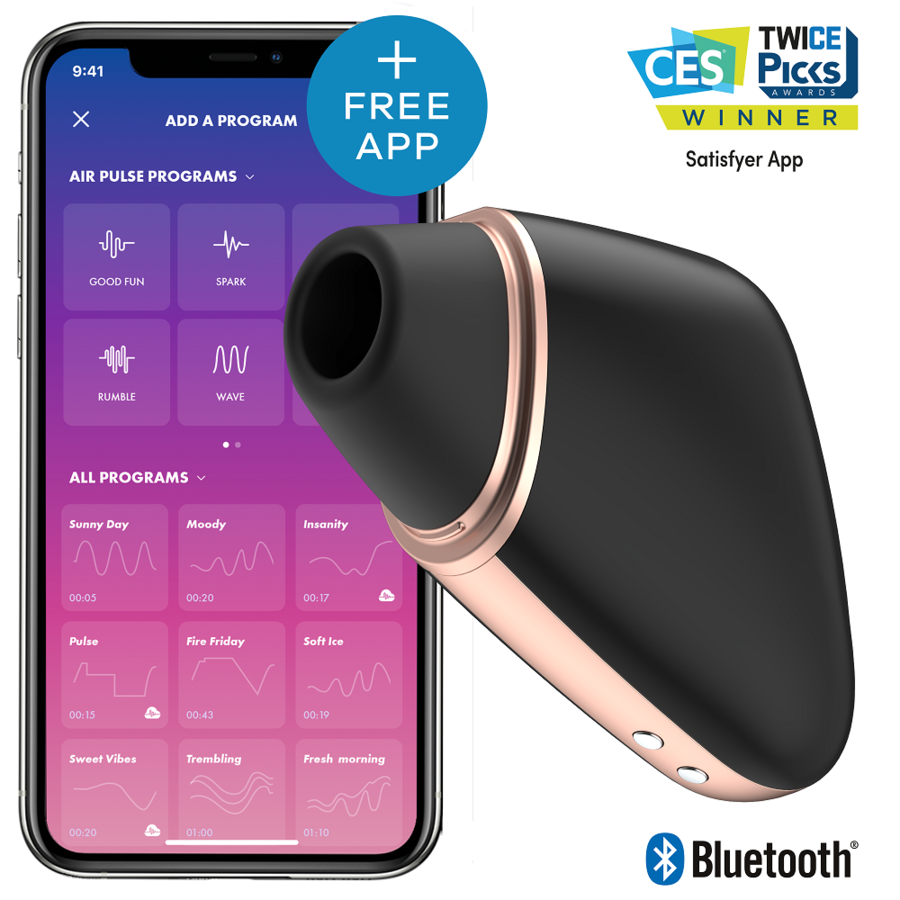 SATISFYER LOVE TRIANGLE ESTIMULADOR Y VIBRADOR - BLANCO - Sensualia