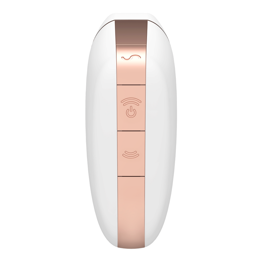SATISFYER LOVE TRIANGLE ESTIMULADOR Y VIBRADOR - BLANCO - Sensualia