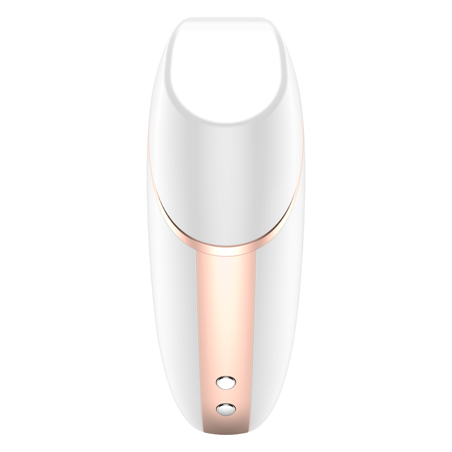 SATISFYER LOVE TRIANGLE ESTIMULADOR Y VIBRADOR - BLANCO - Sensualia