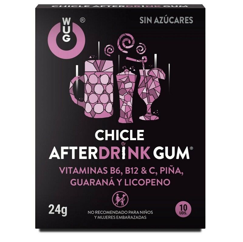 WUG GUM - AFTER DRINK HANGOVER 10 UNITS - Sensualia