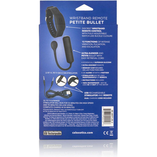 CALEXOTICS - BRACELET TELECOMMANDE PETITE BULLET - Sensualia