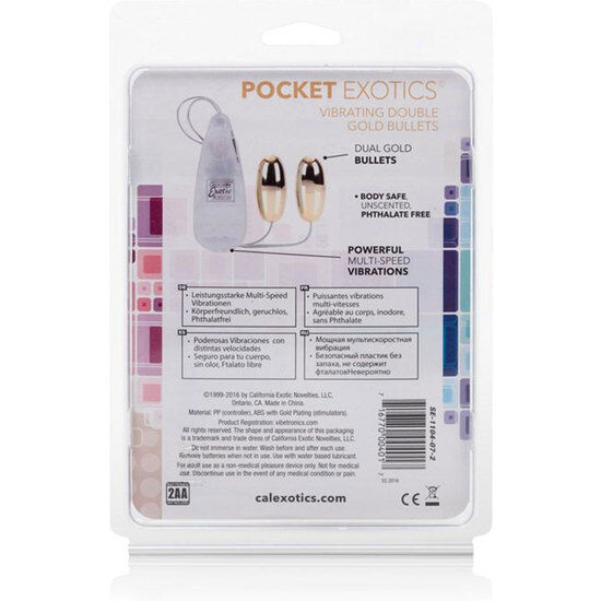 CALEXOTICS - BALLES VIBRANTES DUO OR - Sensualia
