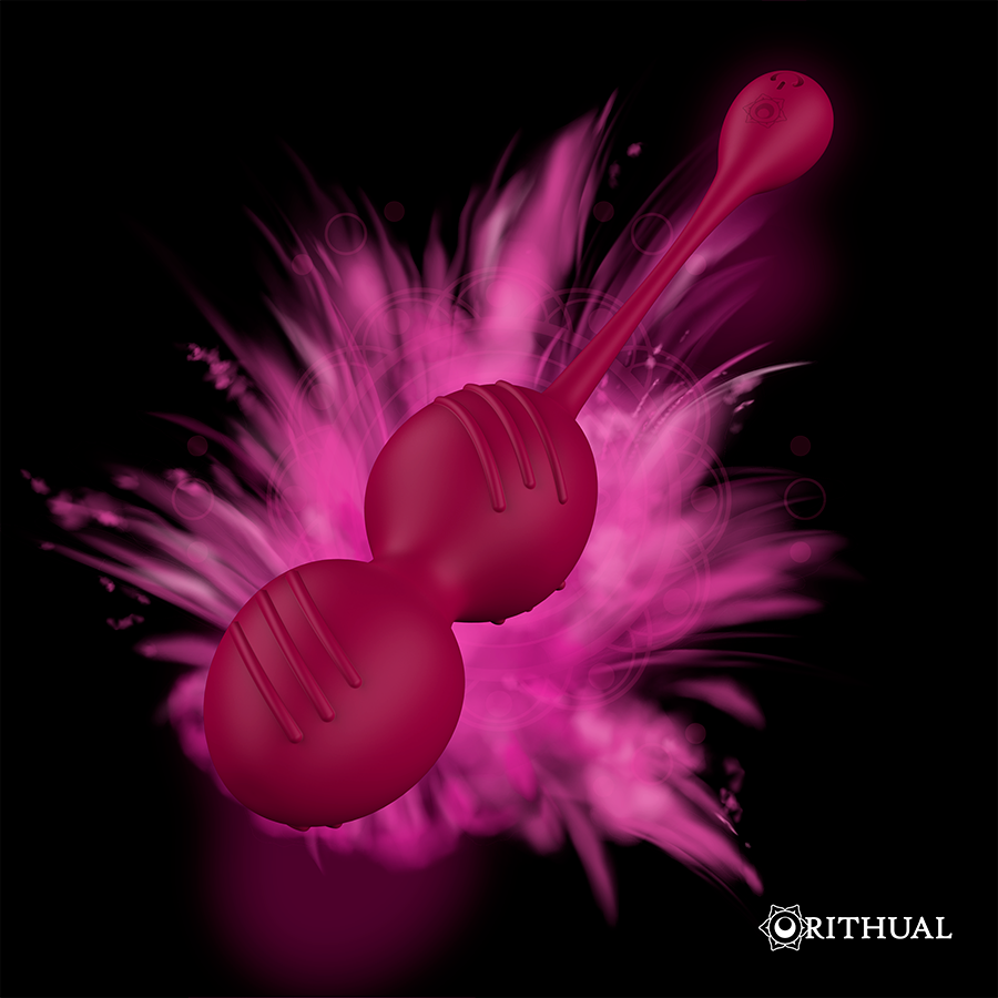 RITHUAL - BALLES DE KEGEL VIBRANTES RECHARGEABLES NISHA ORCHIDÉE - Sensualia