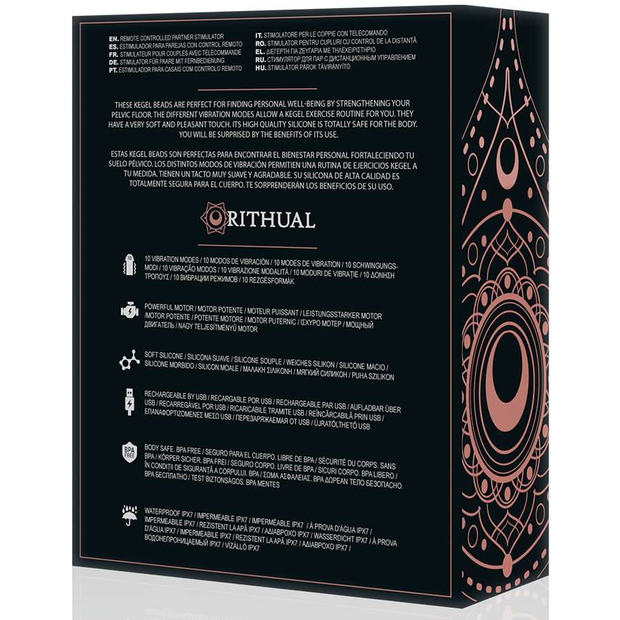 RITHUAL - BALLES DE KEGEL VIBRANTES RECHARGEABLES NISHA ORCHIDÉE - Sensualia