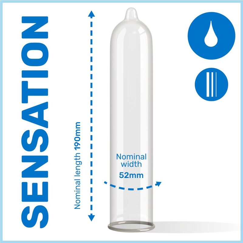PASANTE - PRÉSERVATIFS SENSIBLES ULTRA MINCE 3 UNITÉS - Sensualia