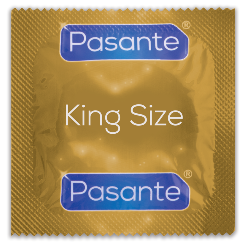 PASANTE - LES PRÉSERVATIFS KING MS LONG ET LARGEUR 12 UNITÉS - Sensualia
