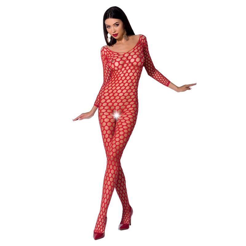 PASSION - FEMME BS077 BODYSTOCKING TAILLE UNIQUE NOIR - Sensualia