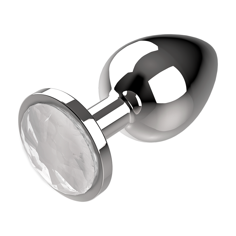 COQUETTE CHIC DESIRE - PLUG ANAL METAL COULEUR TRANSPARENT TAILLE M 3.5 X 8 CM COQUETTE TOYS