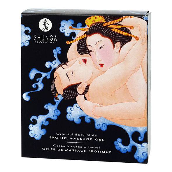 SHUNGA - GEL DE MASSAGE ÉROTIQUE ORIENTAL CORPS À CORPS AUX FRUITS EXOTIQUES - Sensualia
