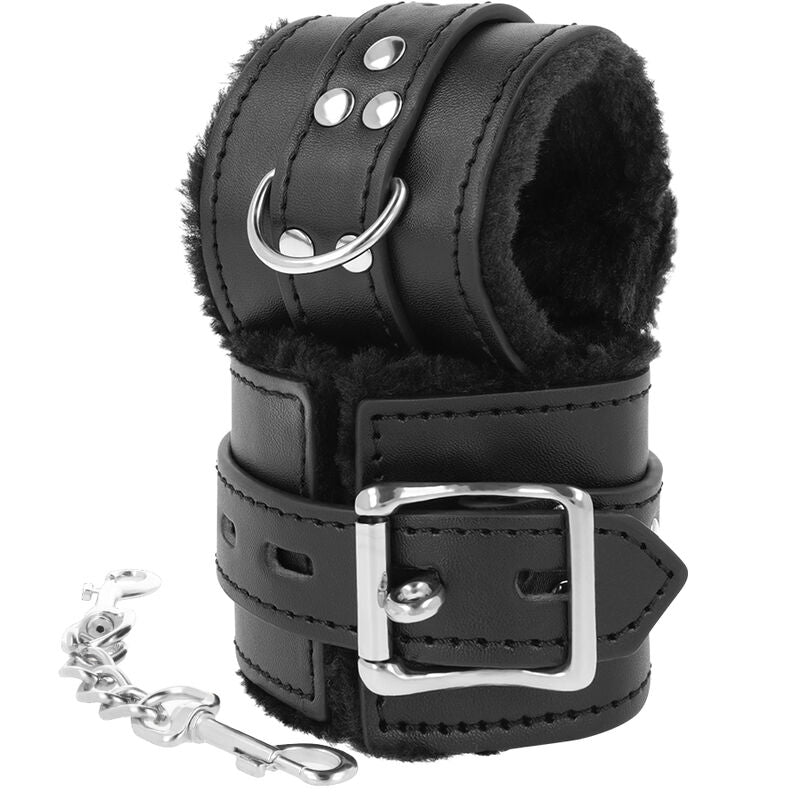 DARKNESS - MENOTTES BDSM DOUBLÉES NOIRES - Sensualia