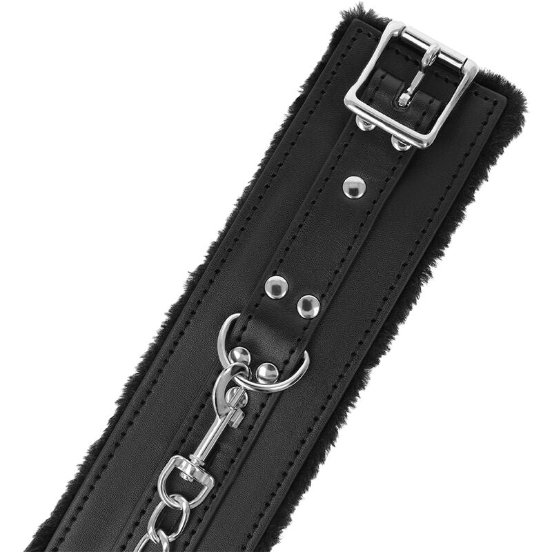 DARKNESS - MENOTTES BDSM DOUBLÉES NOIRES - Sensualia