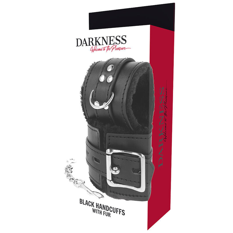 DARKNESS - MENOTTES BDSM DOUBLÉES NOIRES - Sensualia