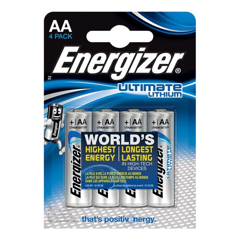 ENERGIZER - ULTIMATE LITHIUM AA L91 LR6 1,5V *4 - Sensualia