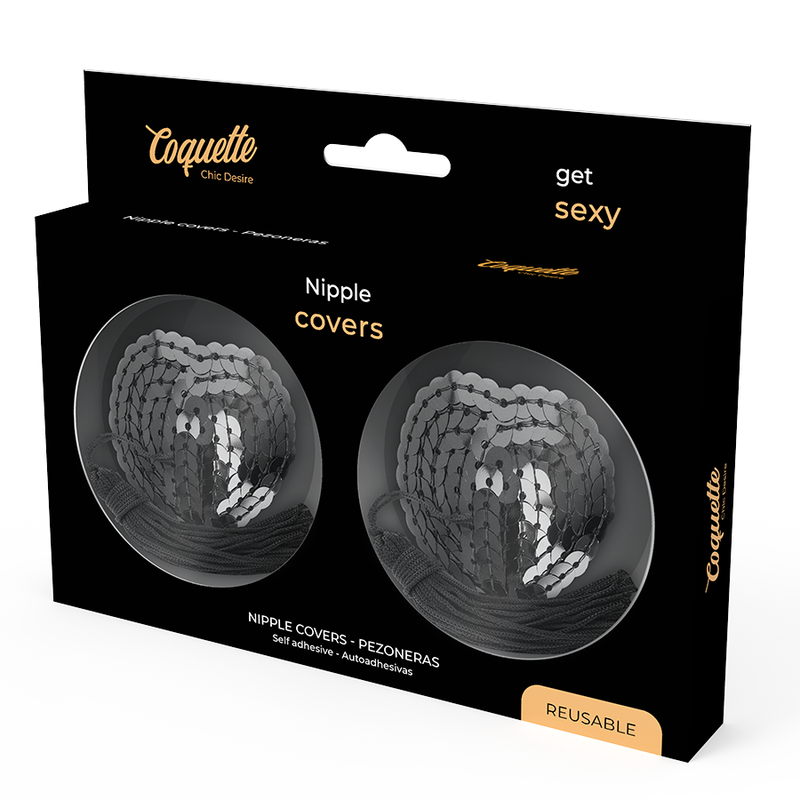 COQUETTE CHIC DESIRE - CACHE-MALINS PAILLETTES NOIRES COQUETTE ACCESSORIES