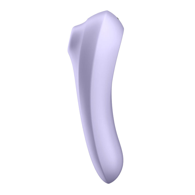 SATISFYER - VIBRATEUR DUAL PLEASURE AIR PULSE MAUVE - Sensualia