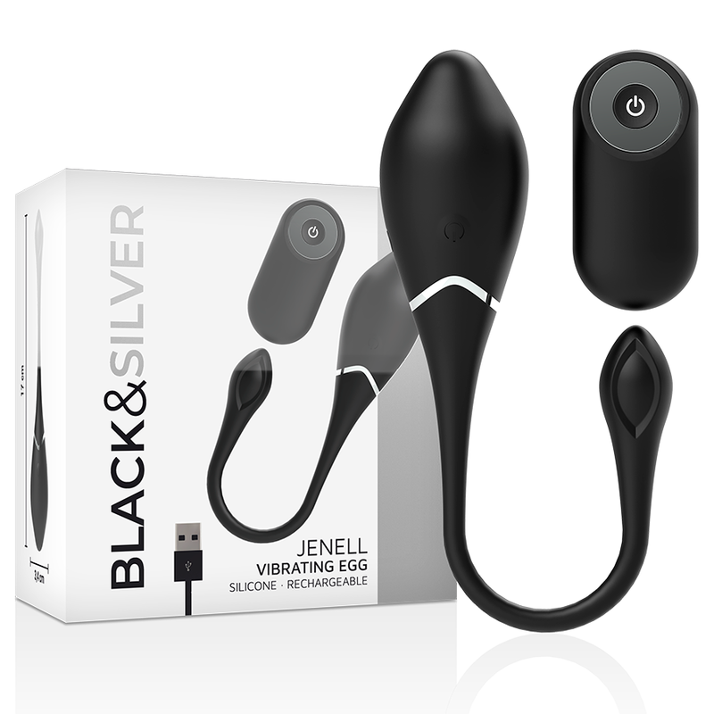 BLACK&SILVER - UF VIBRANT RECHARGEABLE JENELL BLACK&SILVER