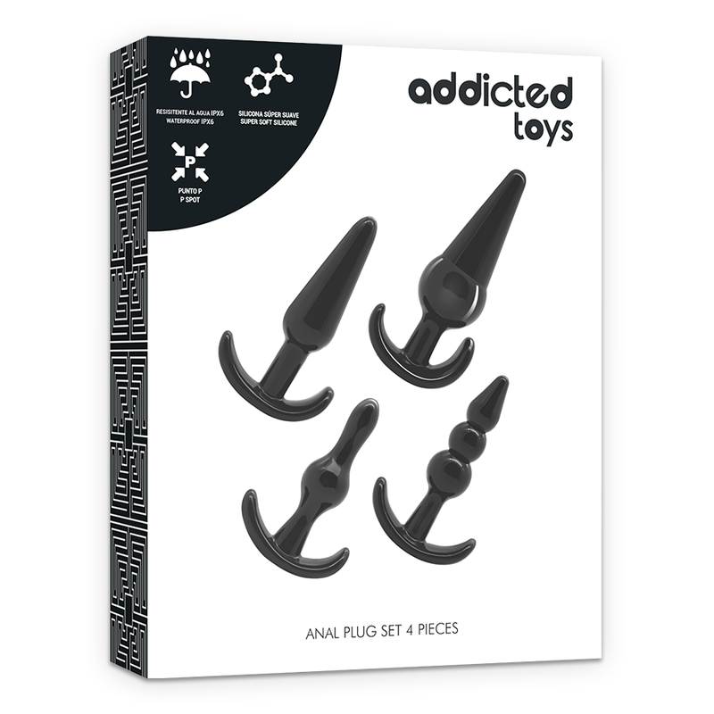 ADDICTED TOYS - ENSEMBLE 4 BOUCHONS ANAL - Sensualia