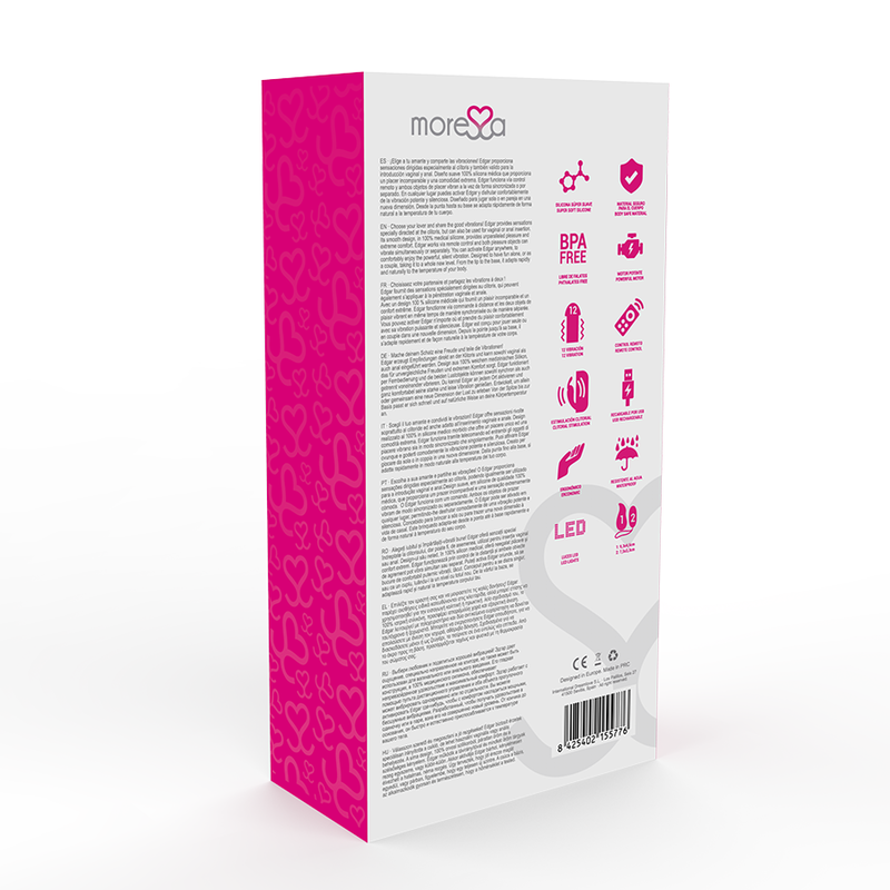 MORESSA - TÉLÉCOMMANDE EN SILICONE EDGAR PREMIUM - Sensualia