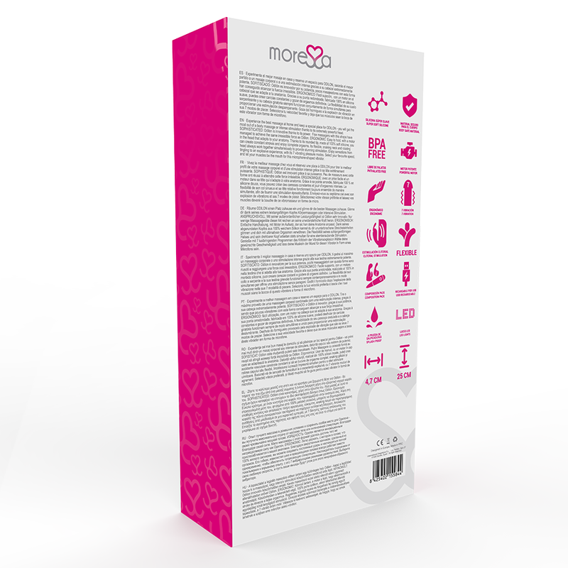 MORESSA - ODILON RECHARGEABLE EN SILICONE PREMIUM - Sensualia