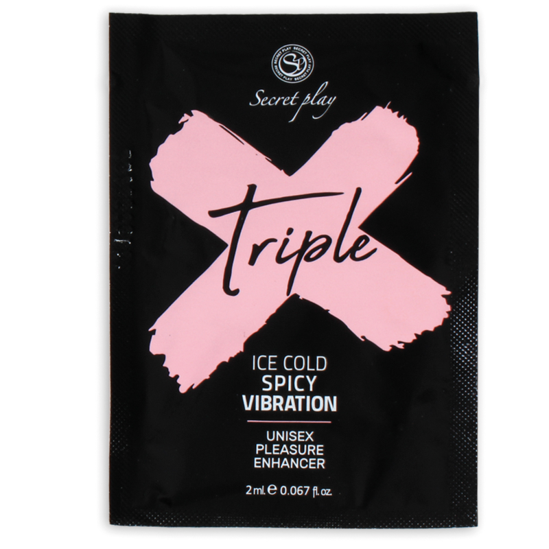 SECRETPLAY - UNIDOSE TRIPLE X INTENSIFICATEUR DE PLAISIR - Sensualia