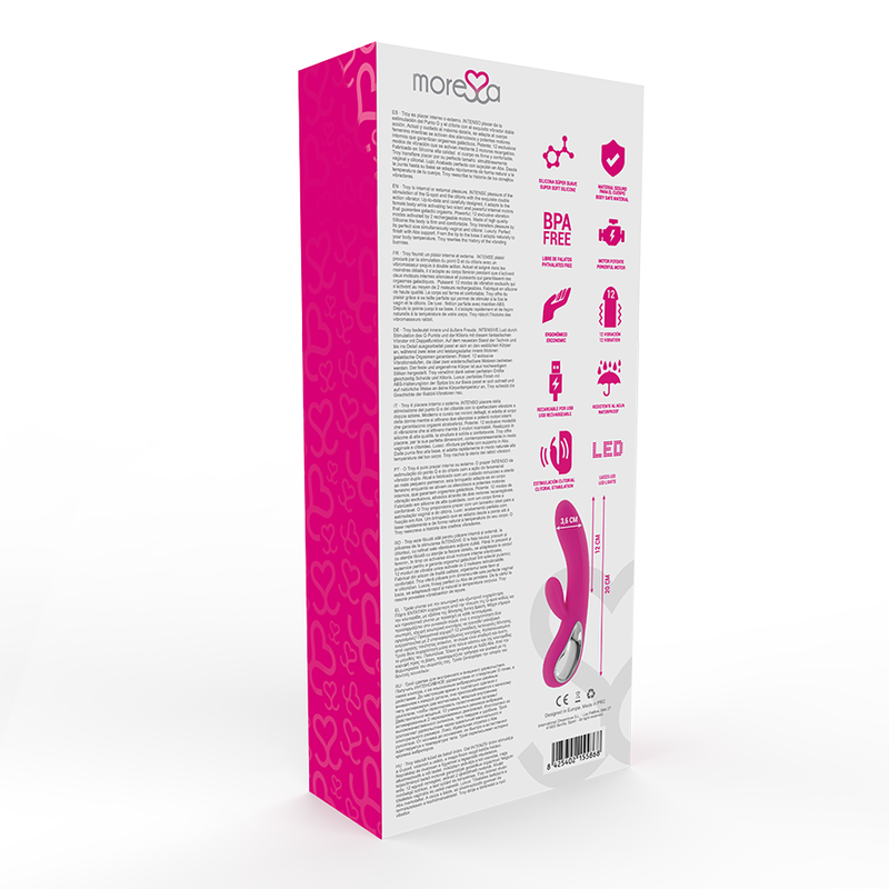 MORESSA - TROY RECHARGEABLE EN SILICONE PREMIUM - Sensualia