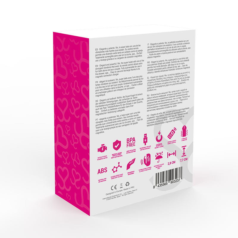 MORESSA - NIX VIBRATEUR TÉLÉCOMMANDE ROSE - Sensualia