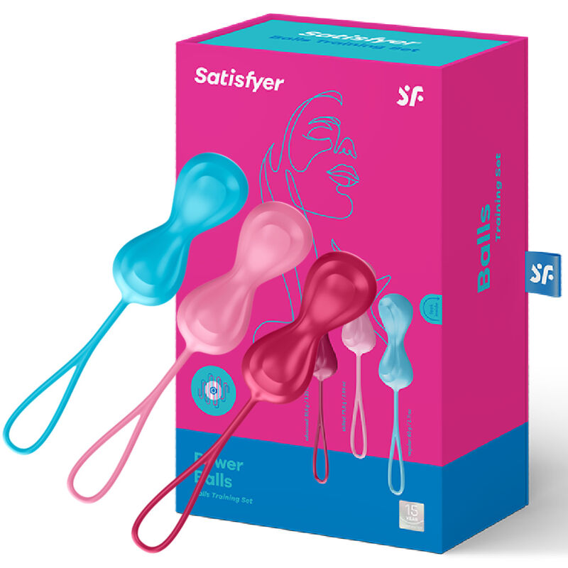 SATISFYER - ENSEMBLE ENTRAÎNEMENT LOVEBALLS 1 - Sensualia