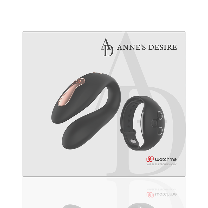 ANNE'S DESIRE - DUAL PLEASURE TECNOLOG A WATCHME NOIR - Sensualia