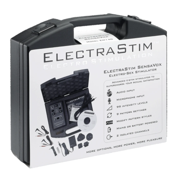 ELECTRASTIM - STIMULATEUR SENSAVOX E-STIM - Sensualia