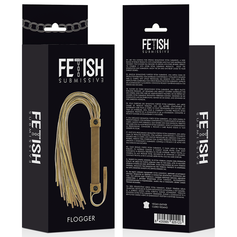 FETISH SUBMISSIVE ORIGEN - FOUET EN CUIR VÉGÉTALIEN - Sensualia
