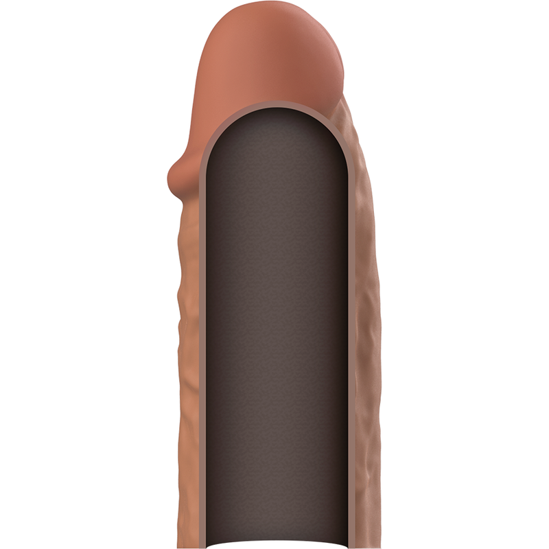 VIRILXL - EXTENSION DE PÉNIS MARRON EN SILICONE LIQUIDE V3 - Sensualia