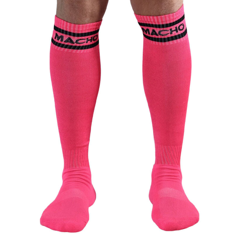 MACHO - CALCETINES LARGOS TALLA UNICA ROJO - Sensualia
