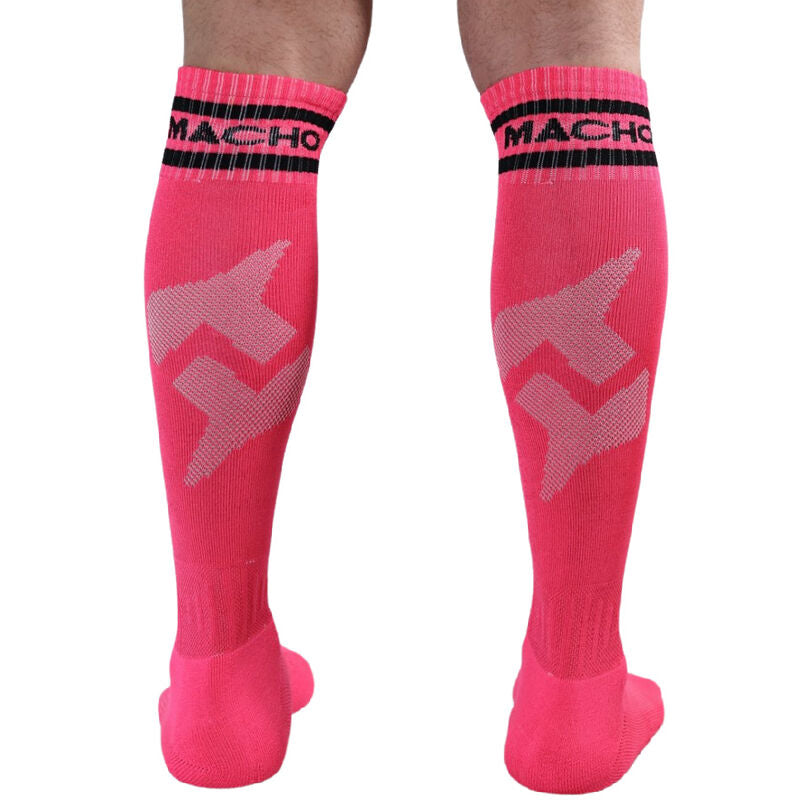 MACHO - CALCETINES LARGOS TALLA UNICA ROJO - Sensualia