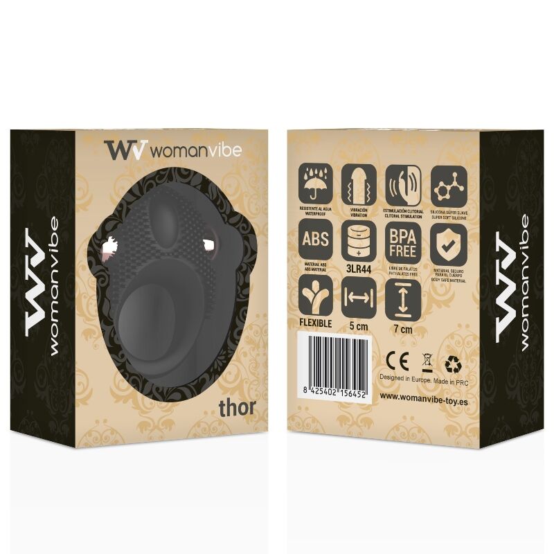 WOMANVIBE - ANNEAU VIBRATEUR EN SILICONE VIBE THOR - Sensualia