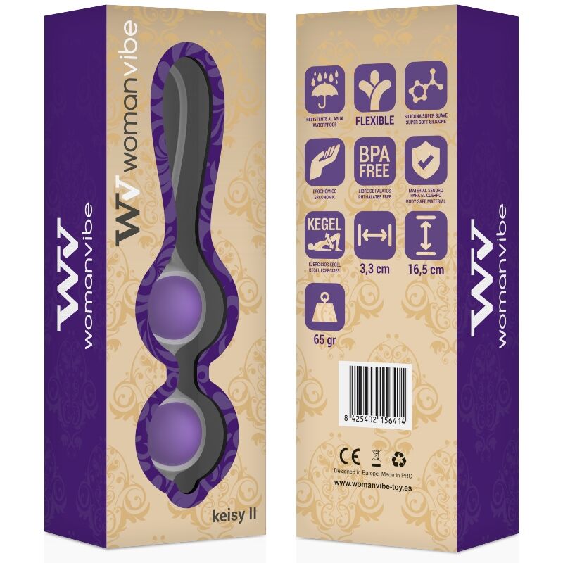 WOMANVIBE - BALLES EN SILICONE VIBE KEISY II - Sensualia