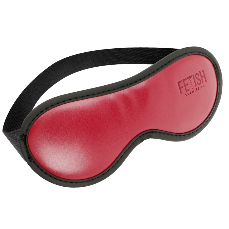 FETISH SUBMISSIVE DARK ROOM - MASQUE EN CUIR VÉGAN AVEC DOUBLURE EN NÉOPRÈNE - Sensualia