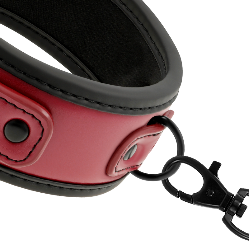 FETISH SUBMISSIVE DARK ROOM - COLLIER CHAÎNE DOUBLURE EN NÉOPRÈNE - Sensualia