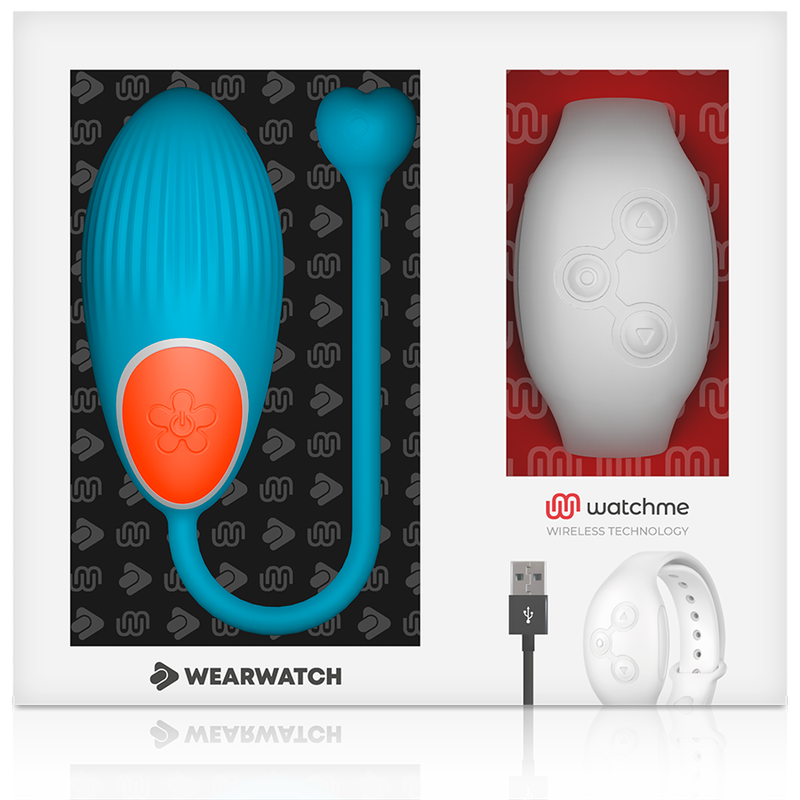 WEARWATCH - TÉLÉCOMMANDE WATCHME TECHNOLOGIE BLEU OEUF / NIVEO - Sensualia