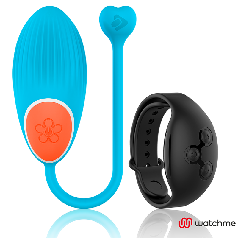WEARWATCH - TÉLÉCOMMANDE WATCHME TECHNOLOGIE BLEU OEUF / JET - Sensualia