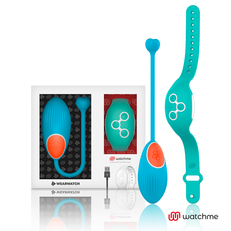 WEARWATCH - TÉLÉCOMMANDE WATCHME TECHNOLOGIE BLEU OEUF / AIGUE-MARINE - Sensualia