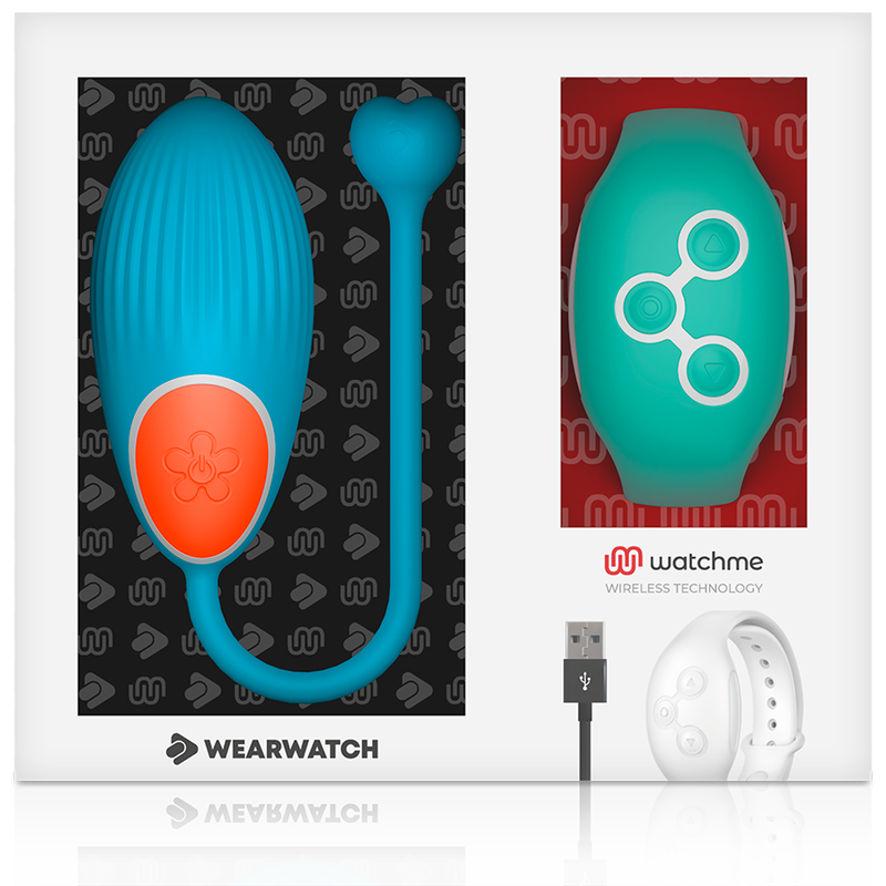 WEARWATCH - TÉLÉCOMMANDE WATCHME TECHNOLOGIE BLEU OEUF / AIGUE-MARINE - Sensualia
