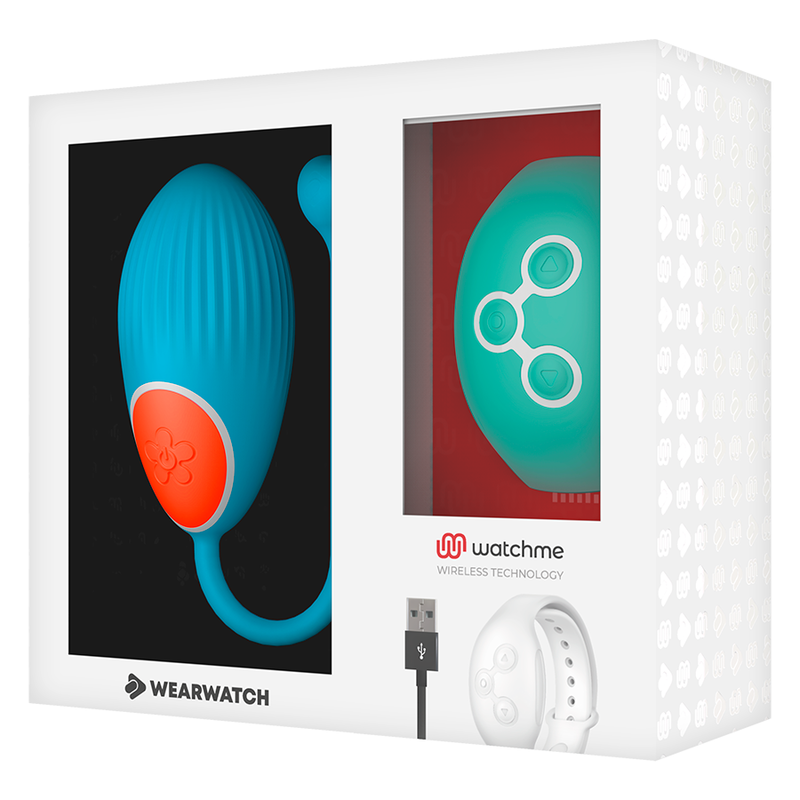 WEARWATCH - TÉLÉCOMMANDE WATCHME TECHNOLOGIE BLEU OEUF / AIGUE-MARINE - Sensualia