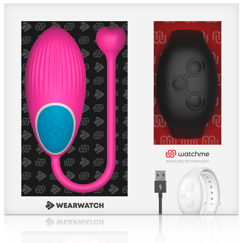 WEARWATCH - TÉLÉCOMMANDE WATCHME TECHNOLOGIE UF FUCHSIA / JET - Sensualia