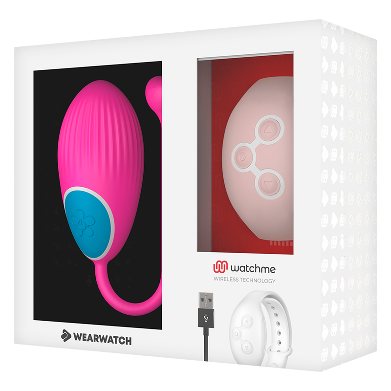 WEARWATCH - TÉLÉCOMMANDE WATCHME TECHNOLOGIE OEUF FUCHSIA / ROSE - Sensualia