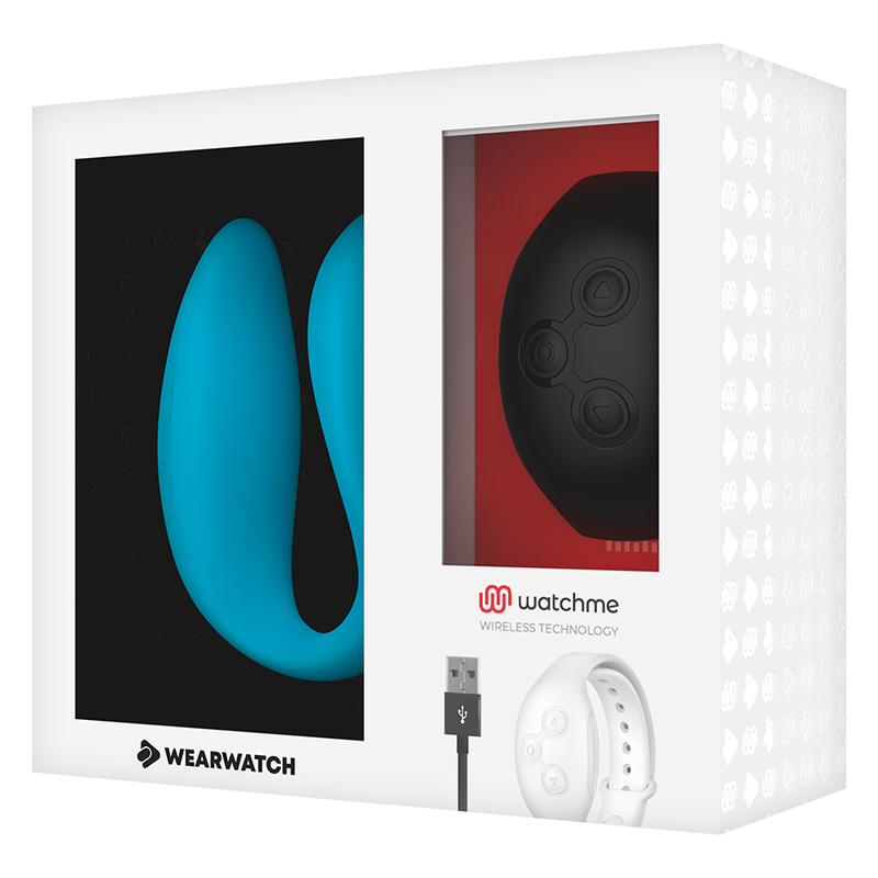 WEARWATCH - WATCHME VIBRATEUR DOUBLE TECHNOLOGIE INDIGO / JET - Sensualia