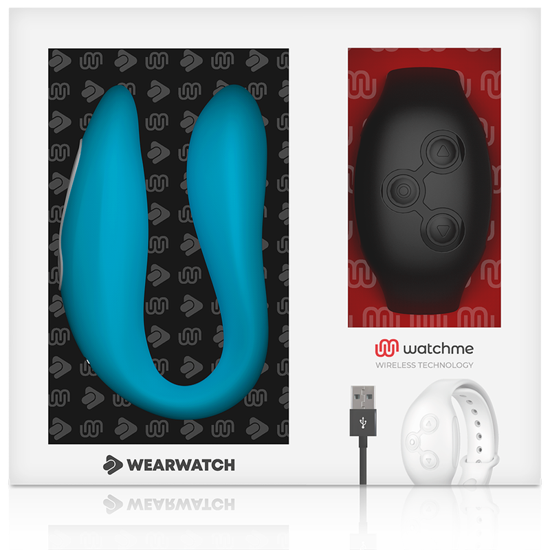 WEARWATCH - WATCHME VIBRATEUR DOUBLE TECHNOLOGIE INDIGO / JET - Sensualia